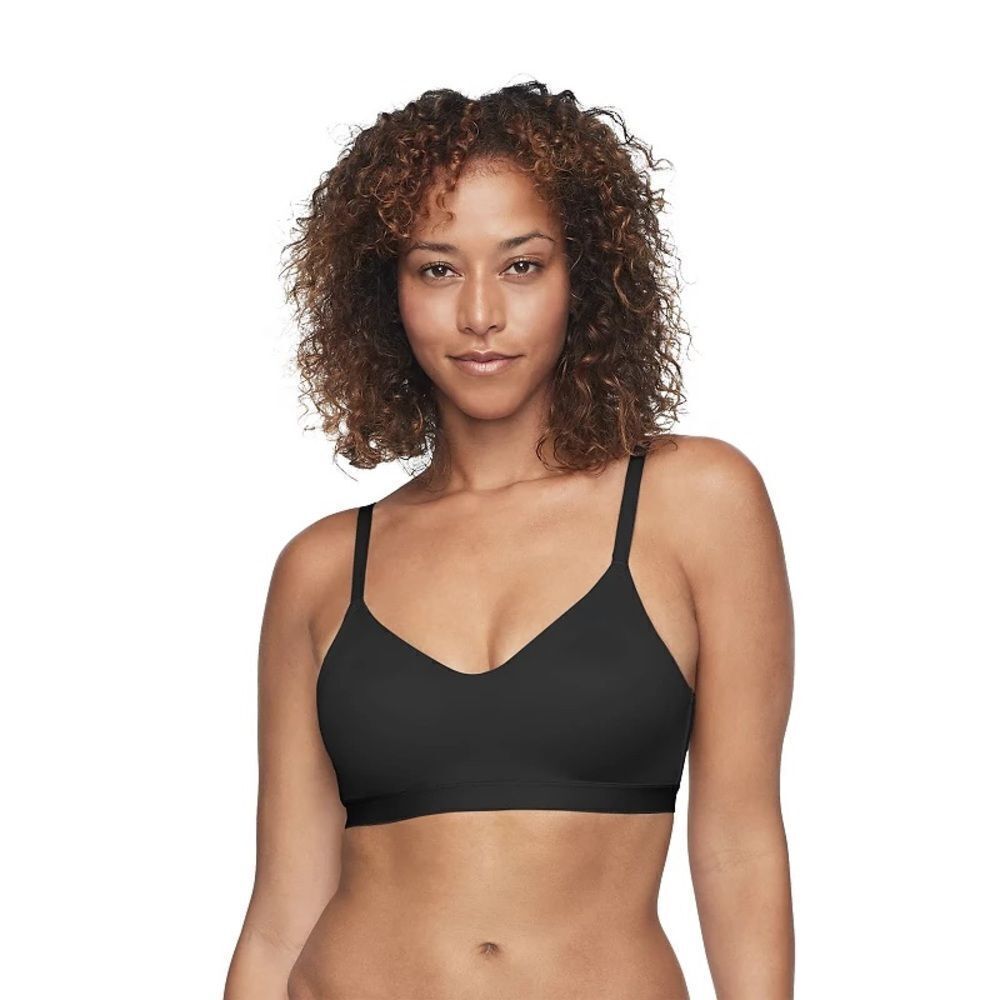 Warners Cloud 9 Comfort Bra Black L NWT IN PACKAGING
